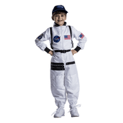 Nasa Astronaut Costume White - Kids