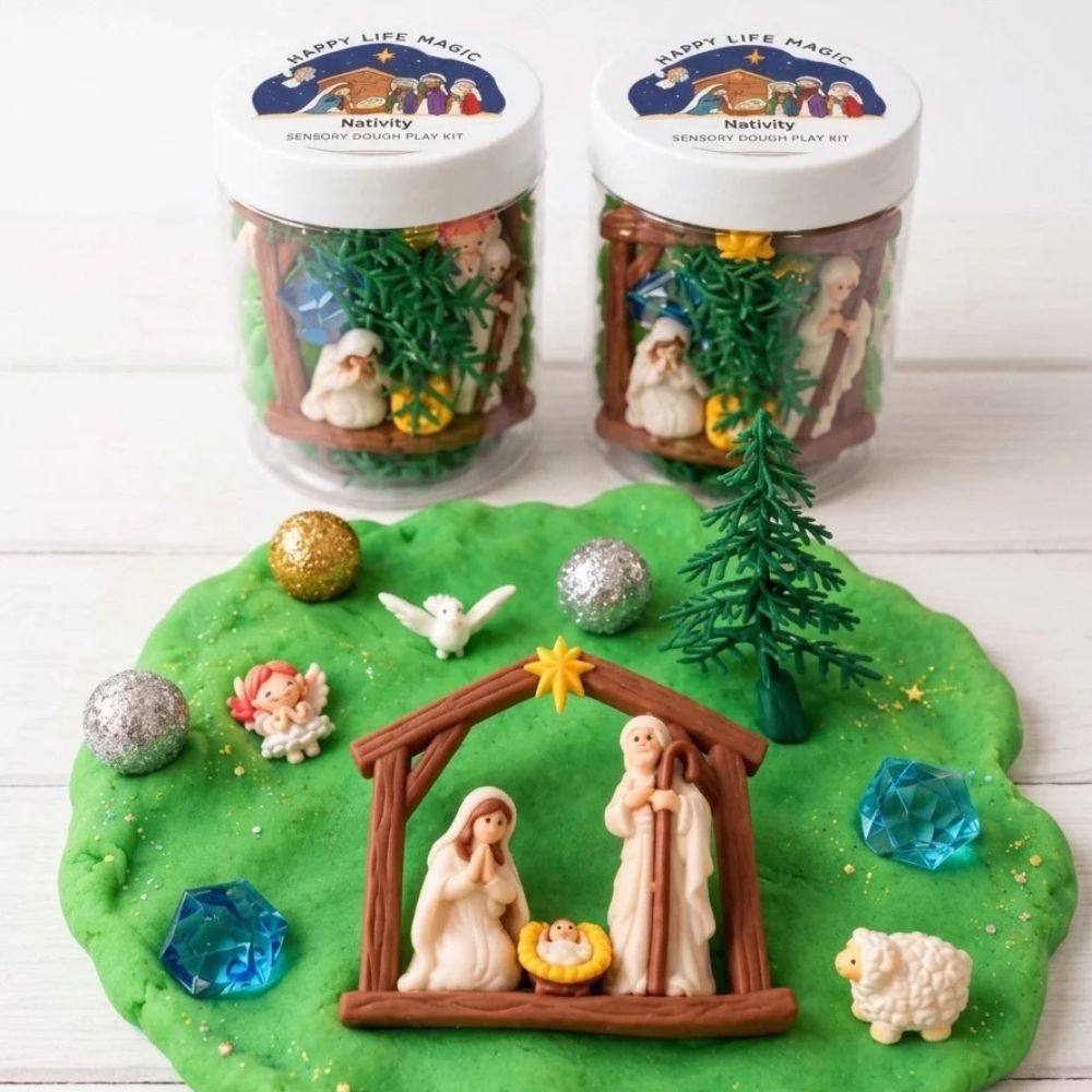 Nativity Sensory Dough Jar