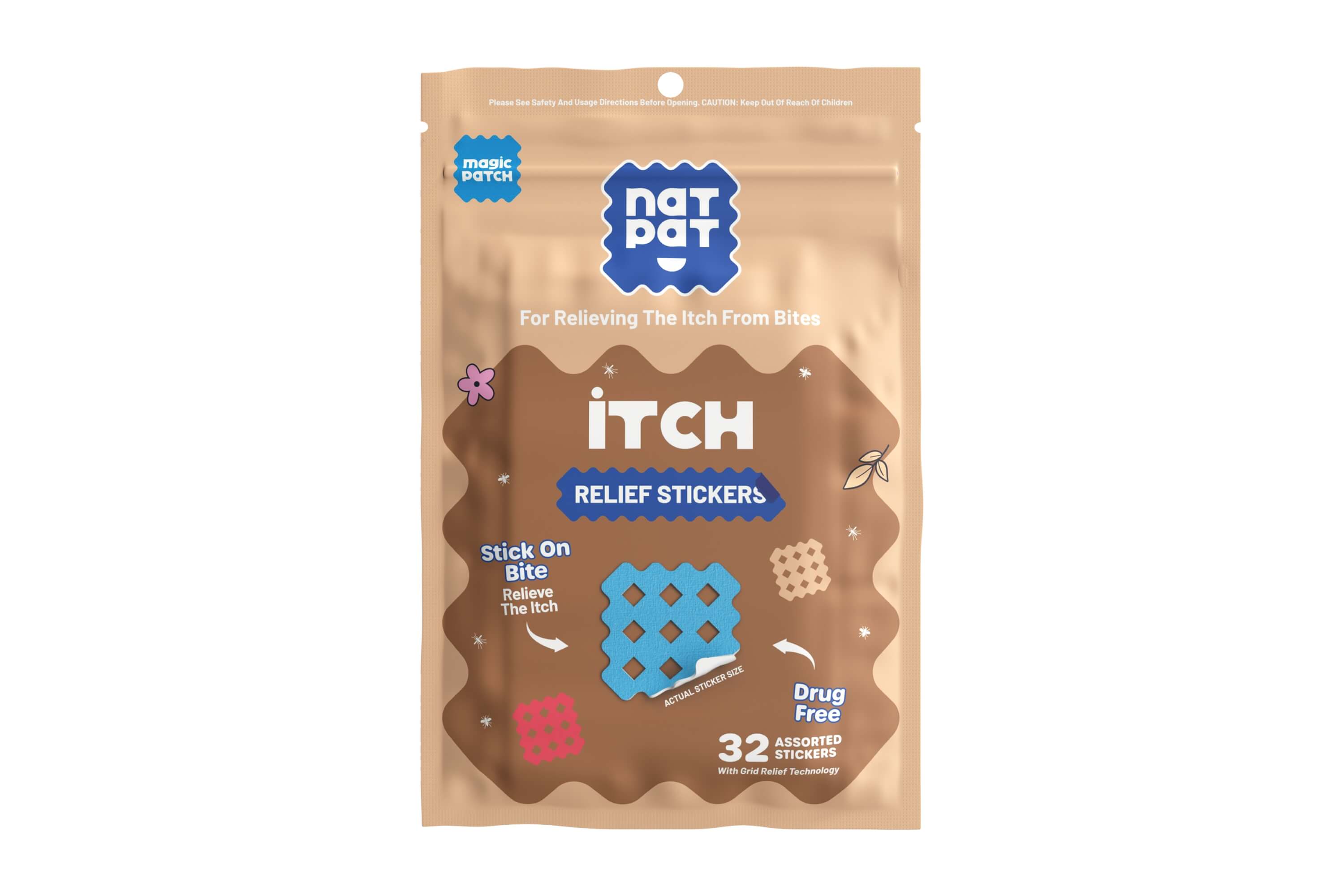 Magicpatch Itch Relief Patches | Anti-itch Treatment For Mosquito Bite Relief