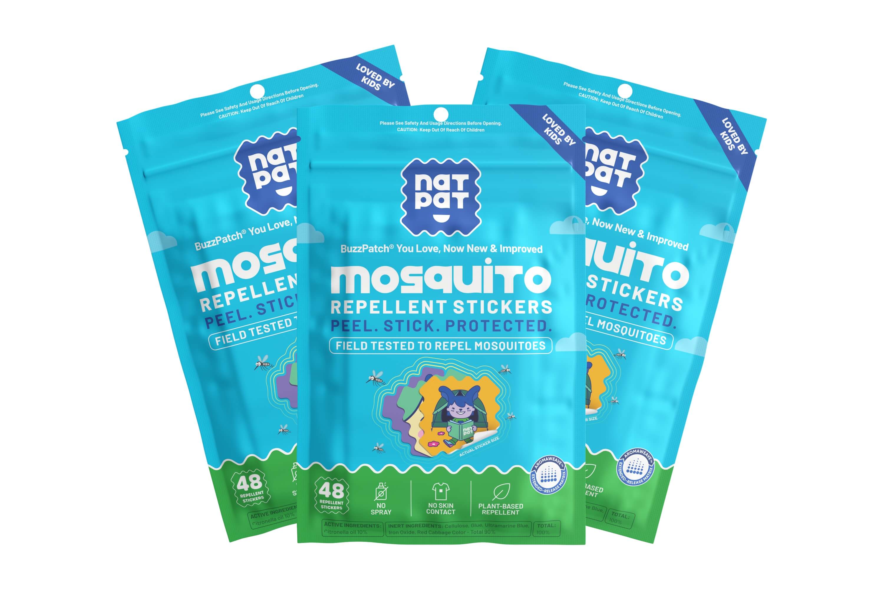 Natural Mosquito Repellent Patches For Kids