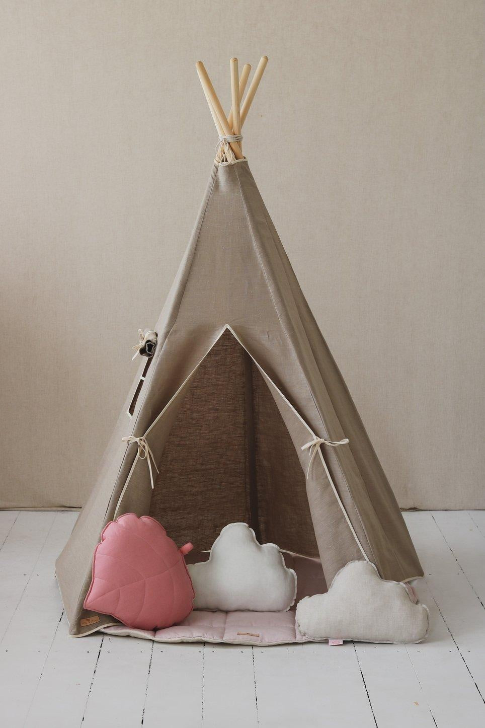 natural Linen Teepee Tent