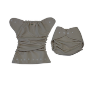 Natural Wool Snap Wrap Diaper Cover