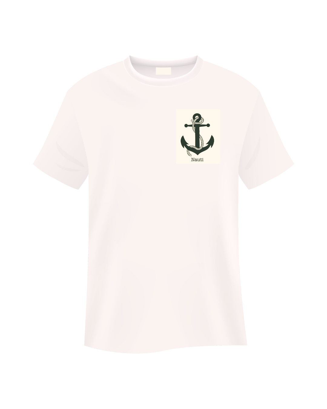 Nauti Nautical Anchor Adult Tee