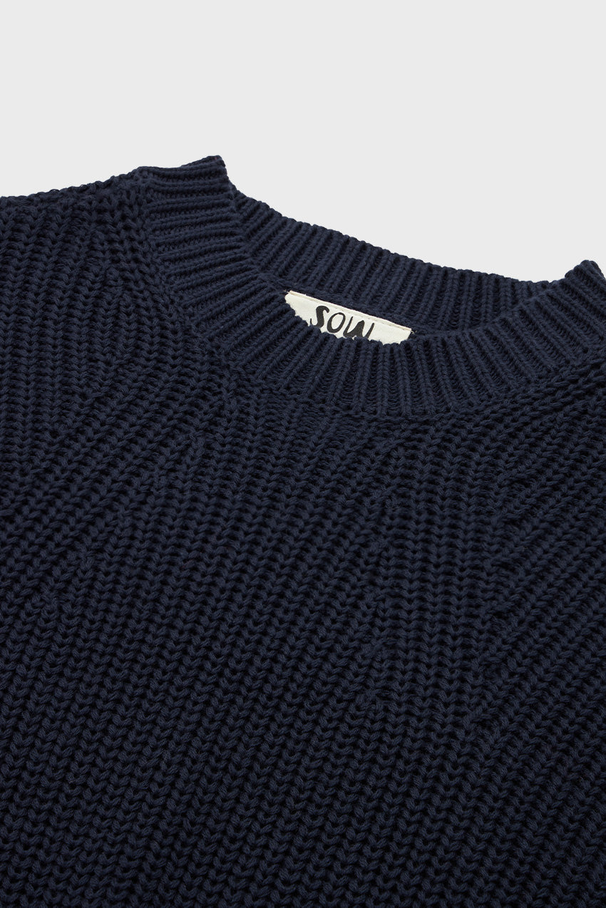 Organic Cotton Knit Sweater
