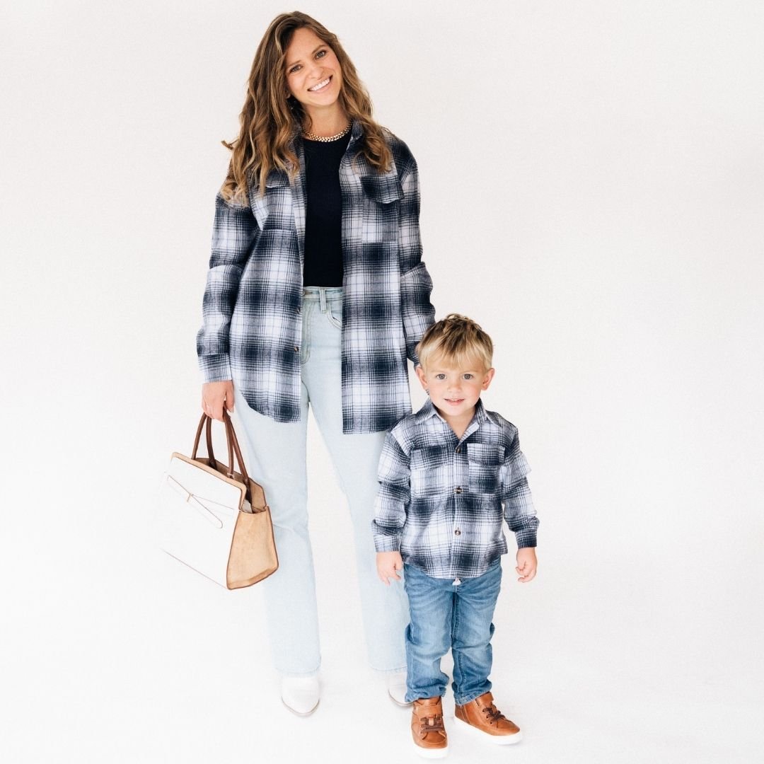 Lightweight Navy Flannel - Child