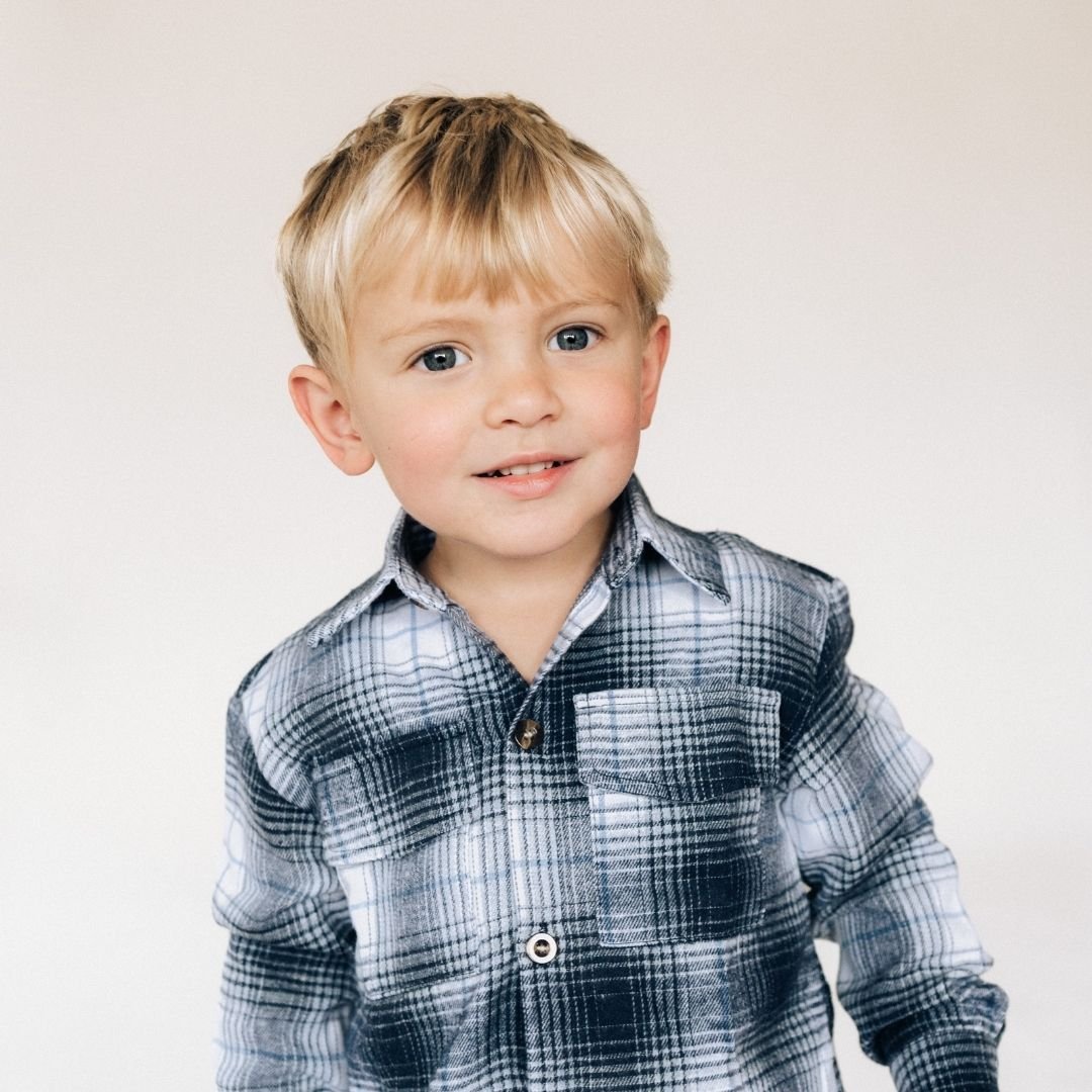 Lightweight Navy Flannel - Child