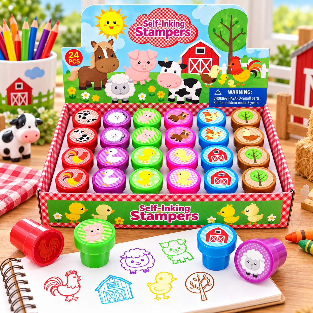Farm Animals Barnyard Stampers