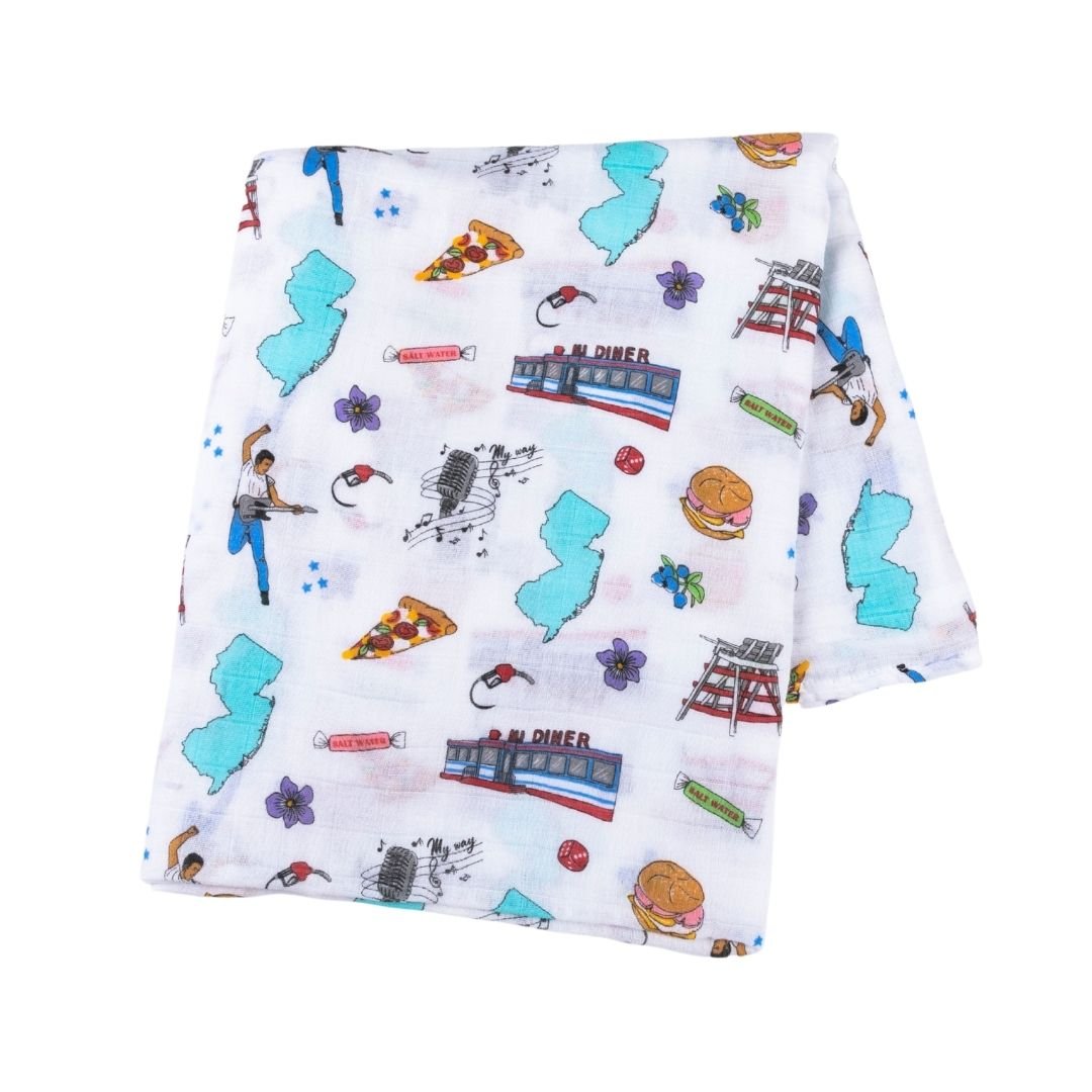 New Jersey (rock And Roll) Gift Bundle Coming Home Outfit With Swaddle