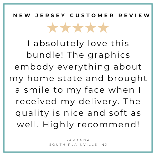 New Jersey (rock And Roll) Gift Bundle Coming Home Outfit With Swaddle