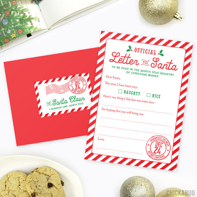 Official Letter To Santa Kit