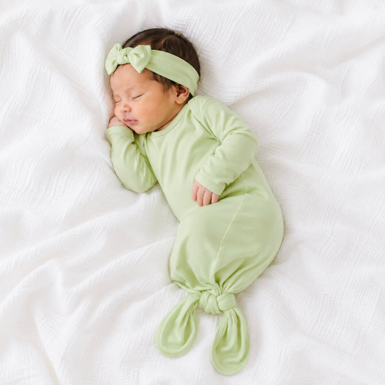 Knotted Gown Set - Headband