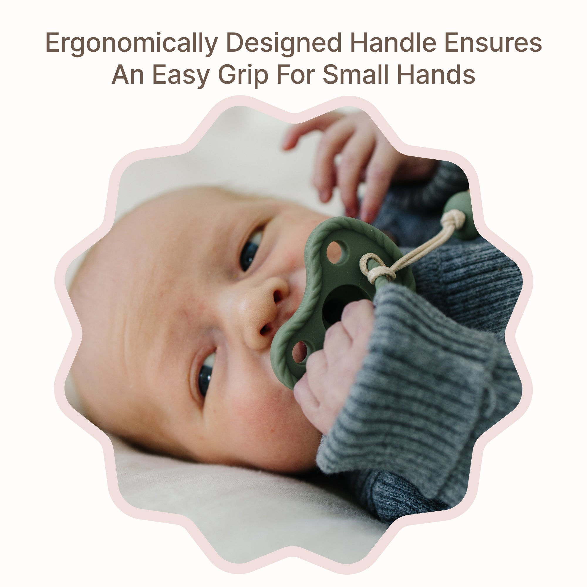 Round Shape Silicone Pacifiers (set Of 2)