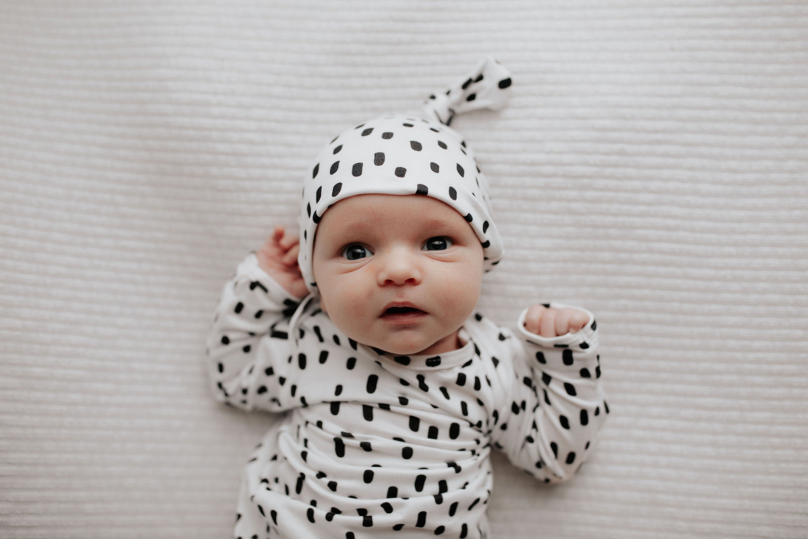 Polka Dot Newborn Hat
