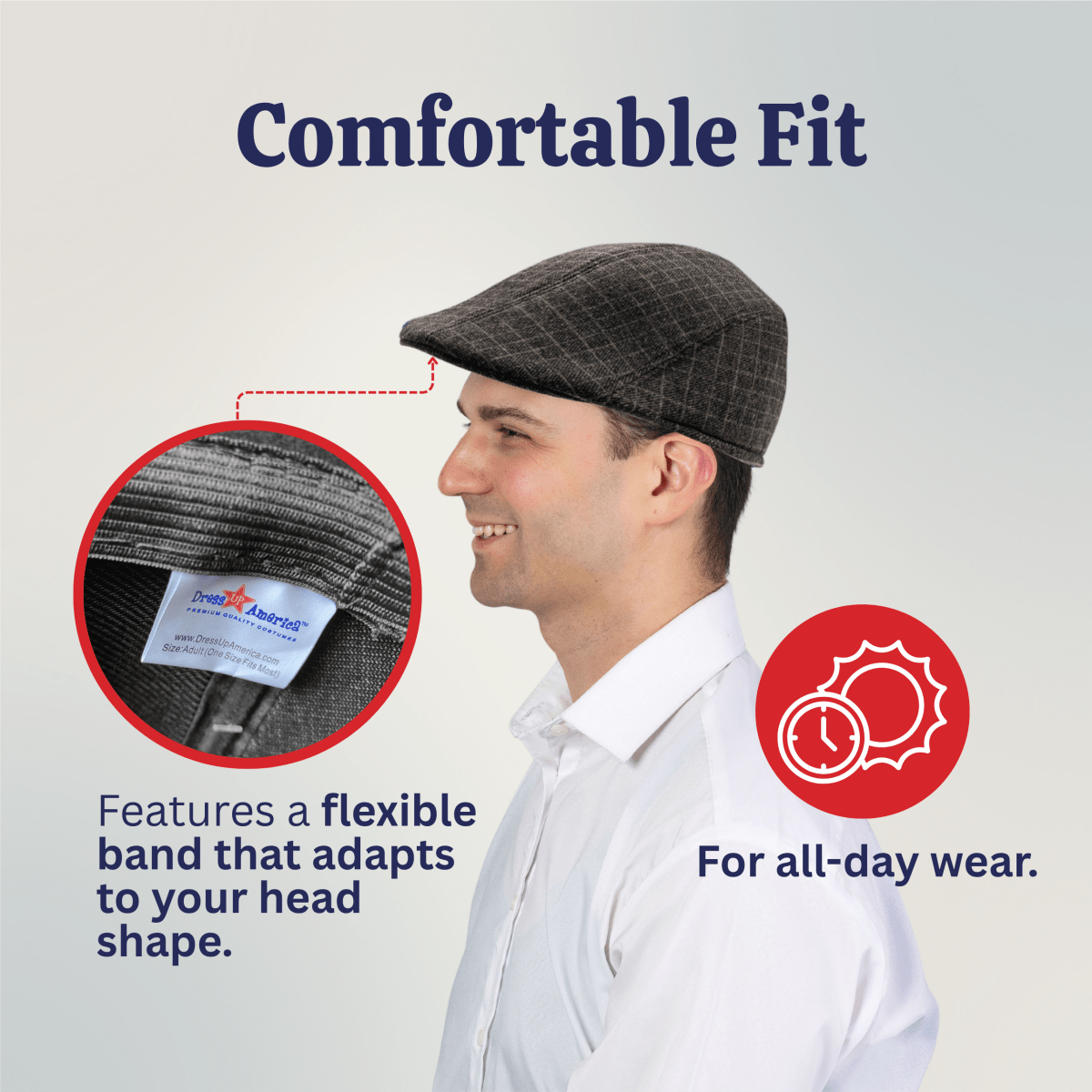 Newsboy Flat Cap - Adults