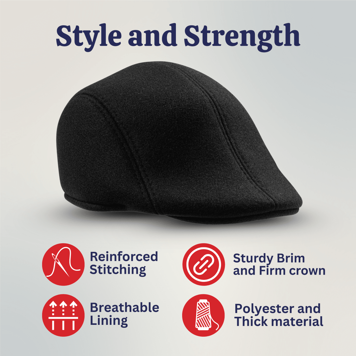 Newsboy Flat Cap - Adults