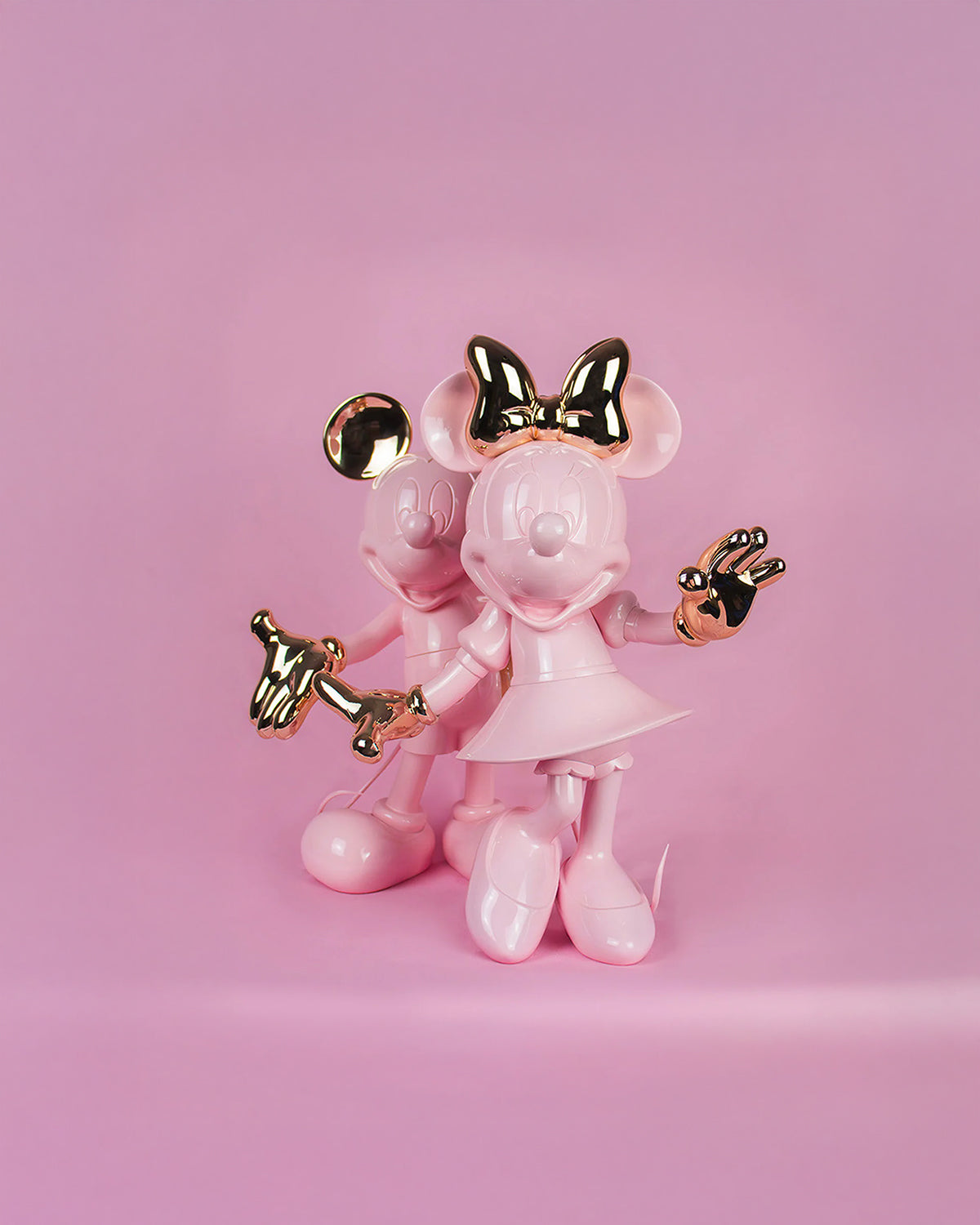 Minnie Mouse Welcome Pastel Pink & Gold 12in