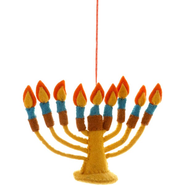 Felt Menorah Ornament