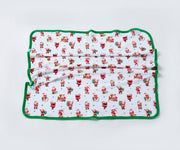 Santa Claus Is Coming To Town Organic Cotton Christmas Baby Blanket