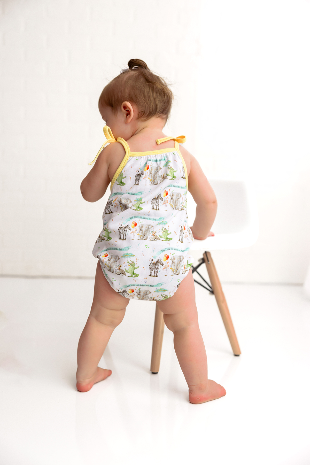 And They All Asked For You Organic Cotton Shoulder-tie Onesie