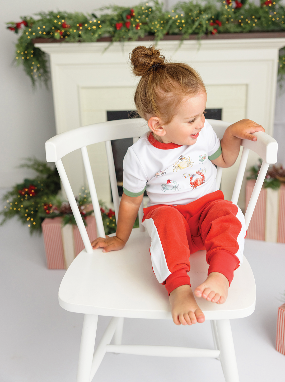 Baked Apple Cotton Joggers For Kids