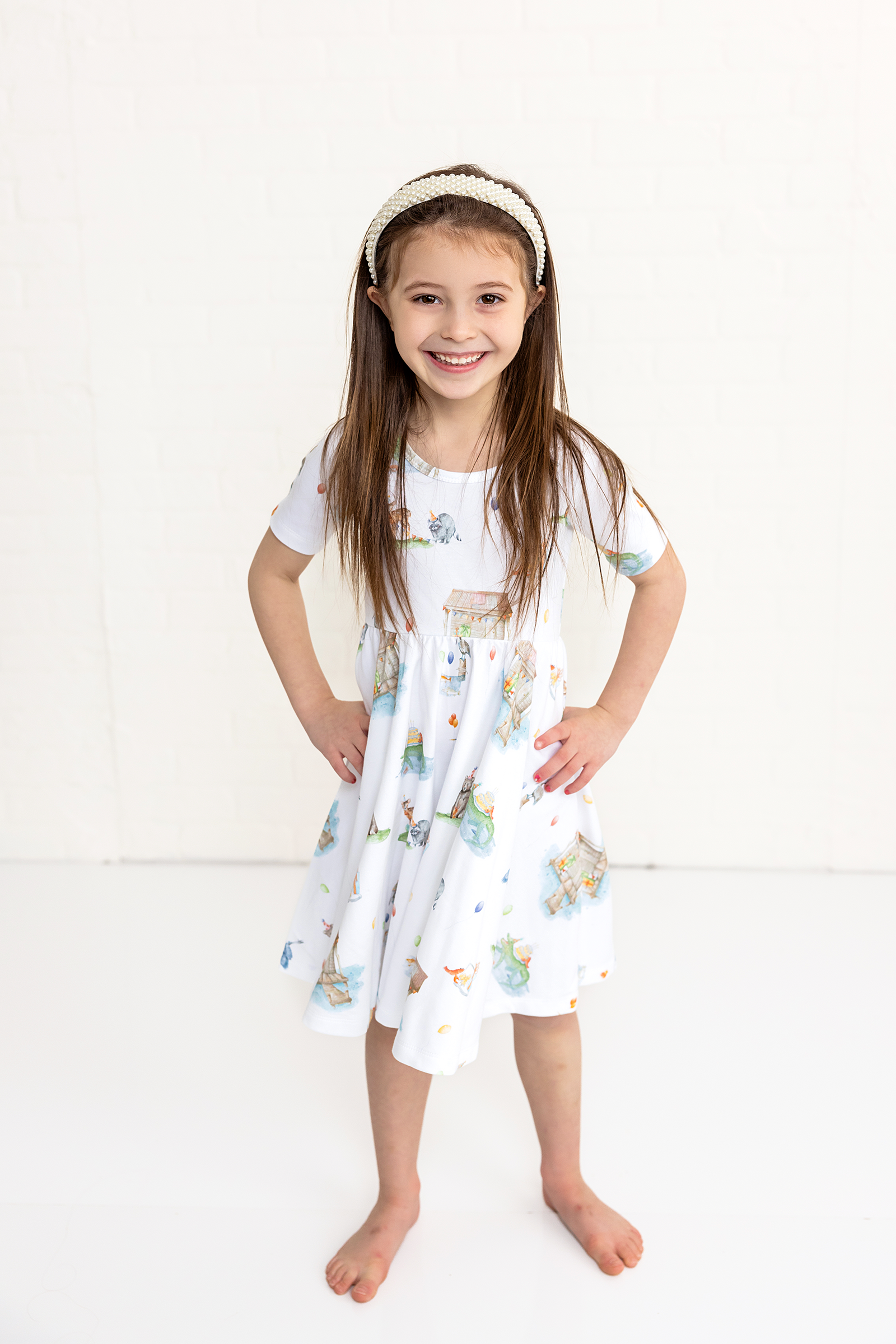 Bayou Birthday Organic Cotton Dress For Kids