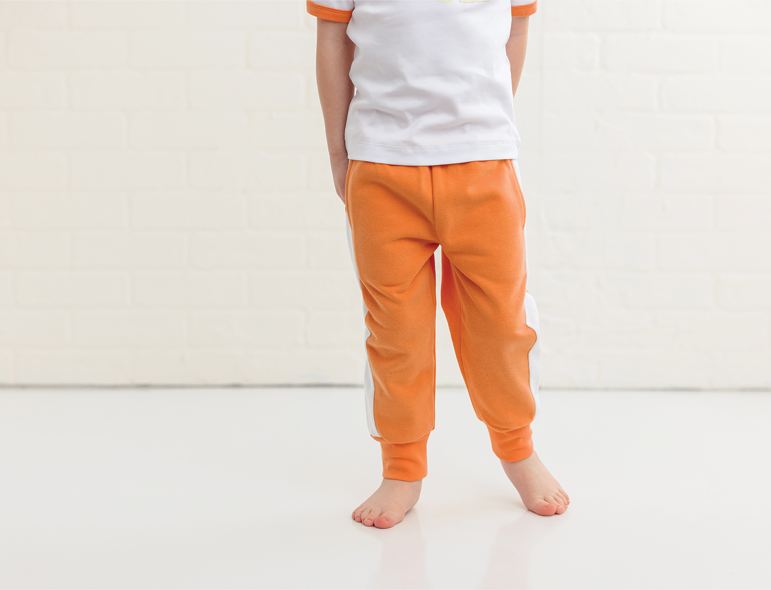 Canyon Sunset Cotton Joggers For Kids