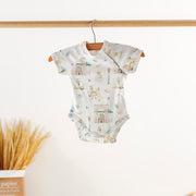 Powdered Sugar And Puppies Organic Cotton Baby Onesie