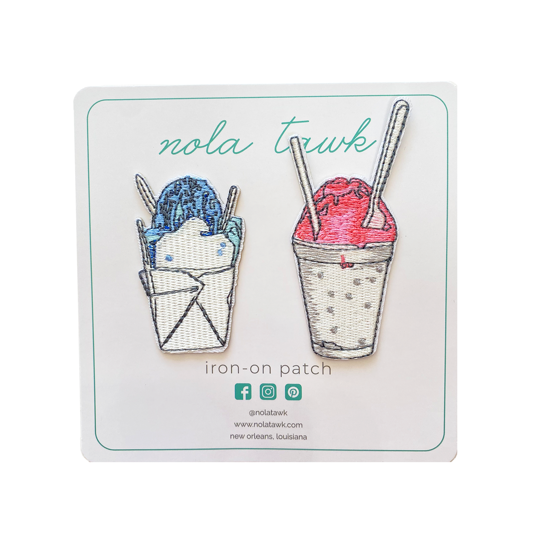 Snoball Iron-on Patch
