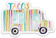 Taco Truck Die Cut Stickers