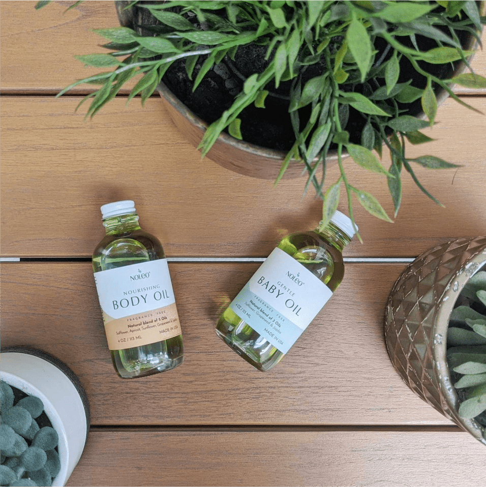 Noleo Body + Baby Oils (4oz + 4oz)