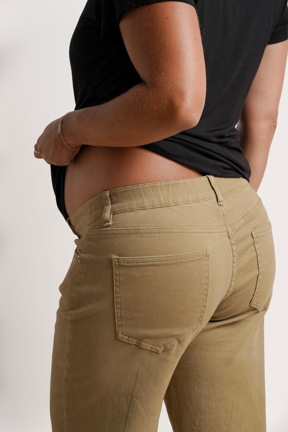 Slouch Under The Belly Denim