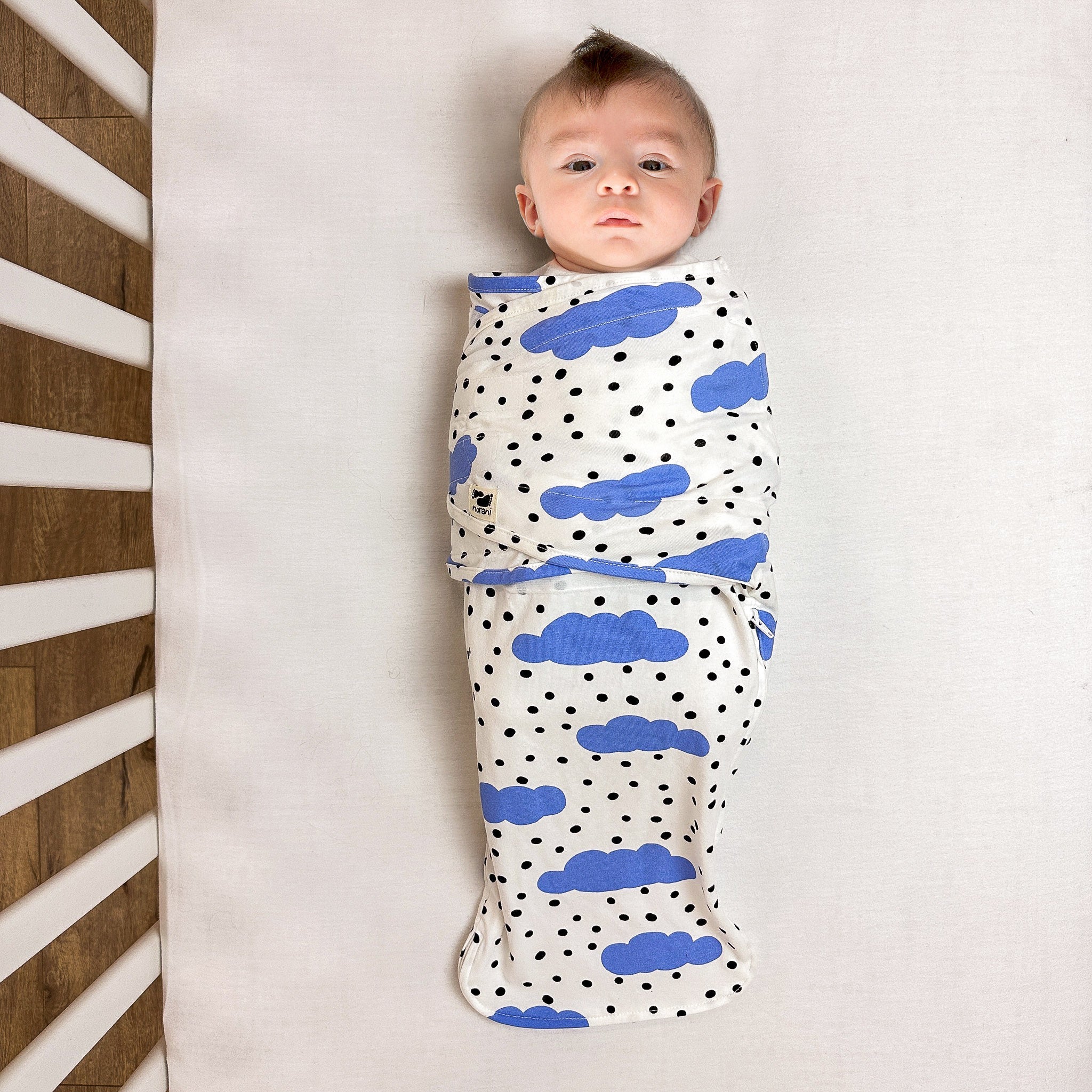 Blue Clouds Snugababe Swaddle™ Sleep Pod