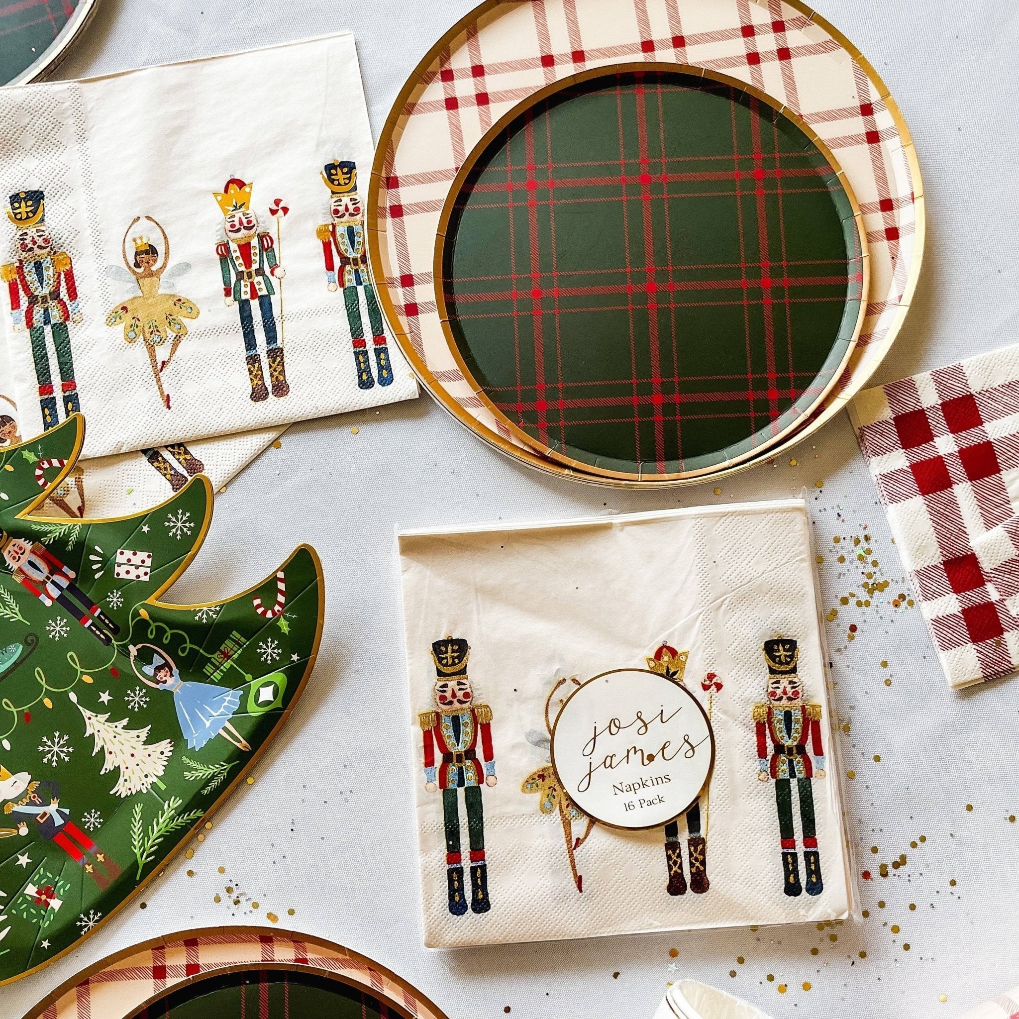 Nutcracker Christmas Napkins Large