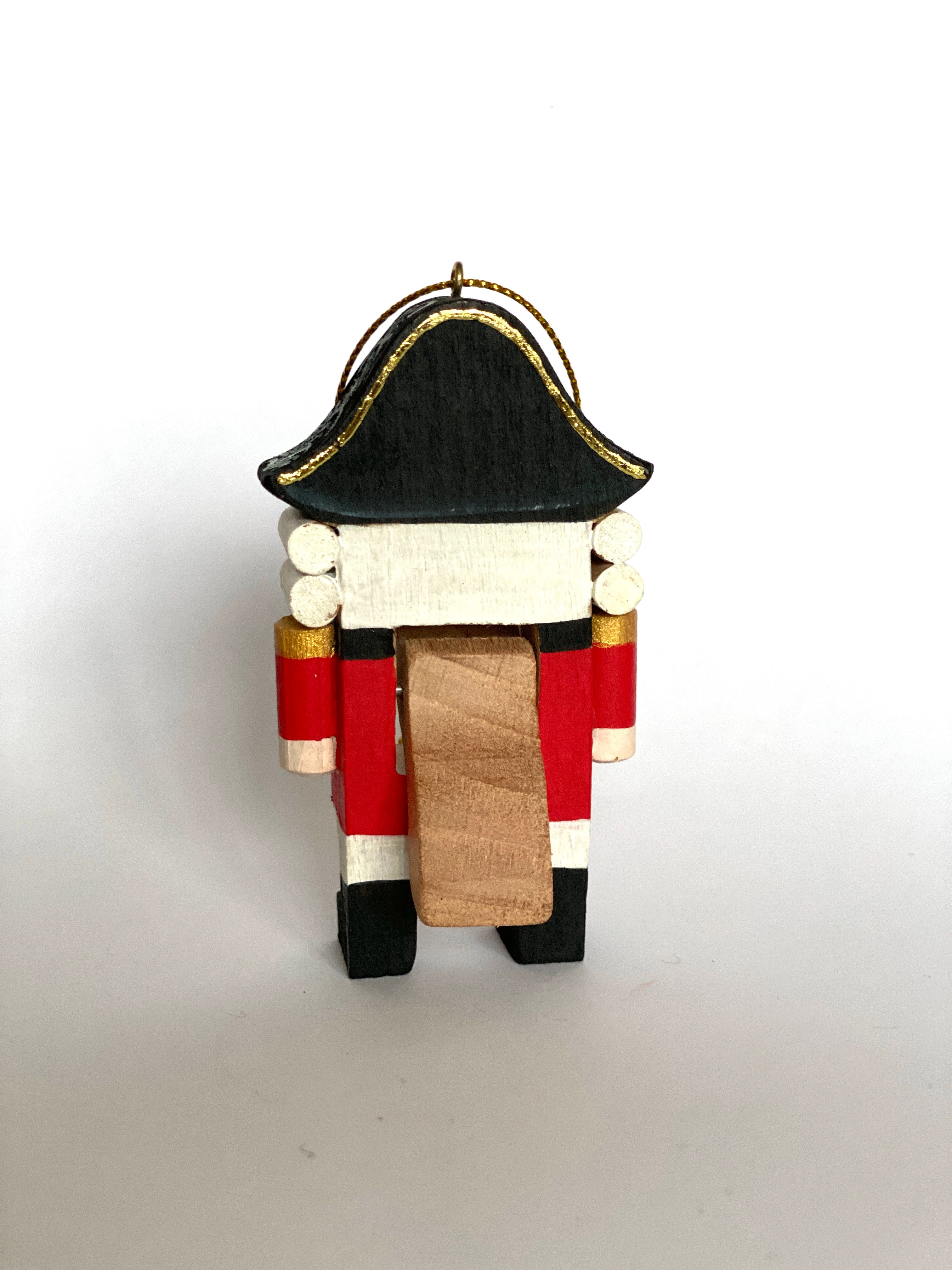 Handmade Wooden Christmas Ornament Nutcracker