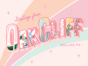 Greetings From Oakcliff Poster - 16x12