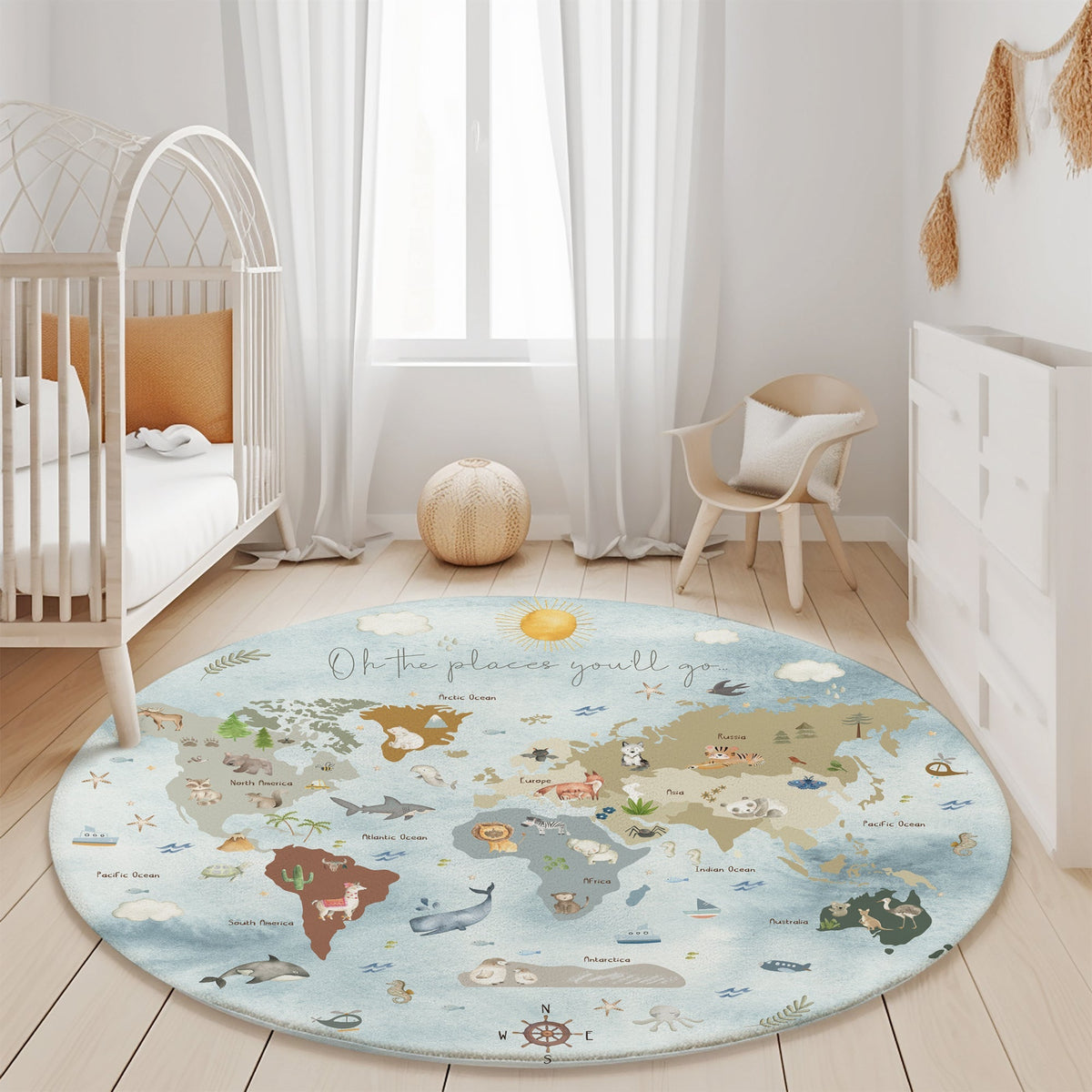 World Play Rug - Oh, The Places You'll Go / Adventures Await / Little Dreamer
