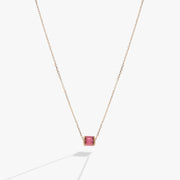 October Birthstone Precious Pendant Necklace