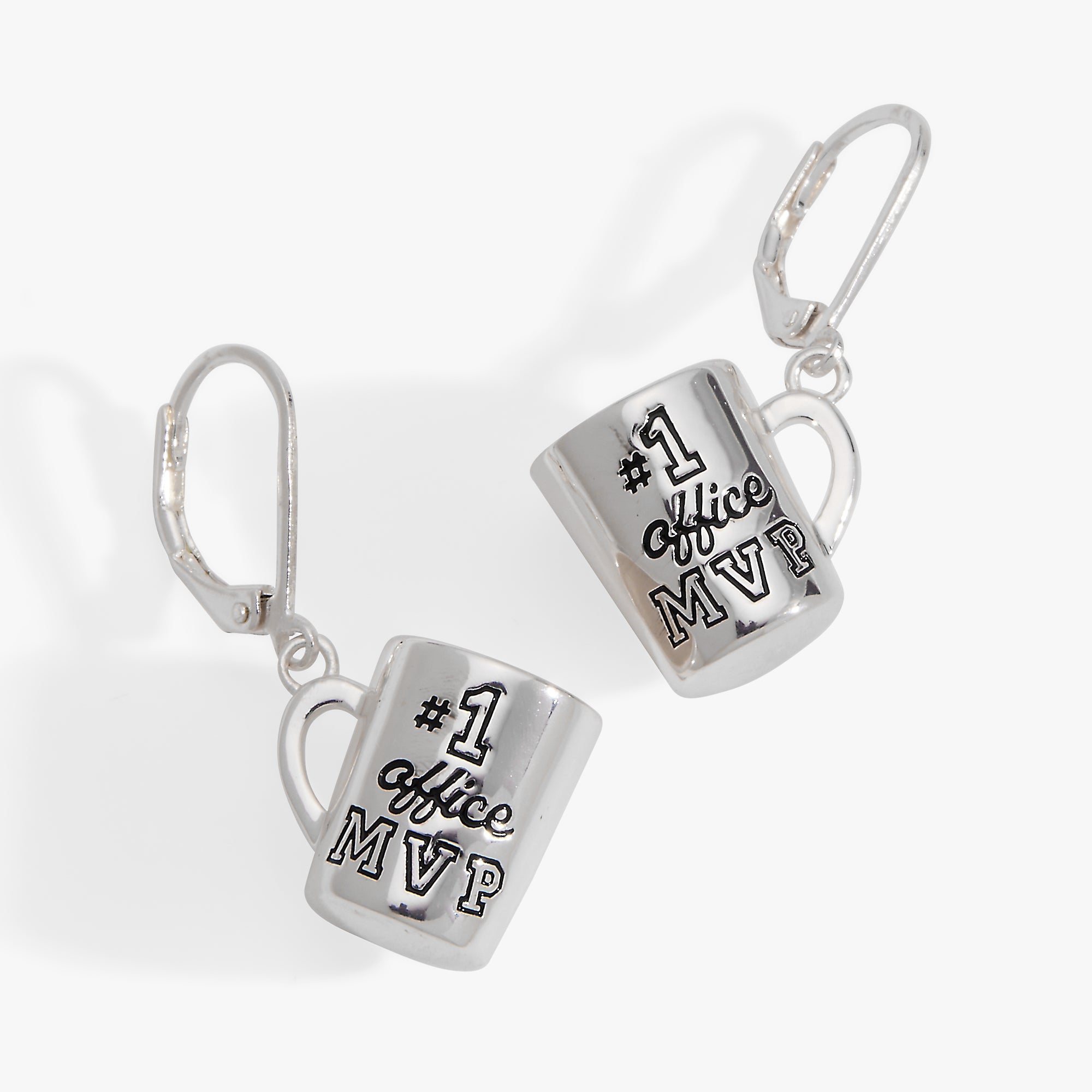 #1 'office Mvp' Mug Earrings