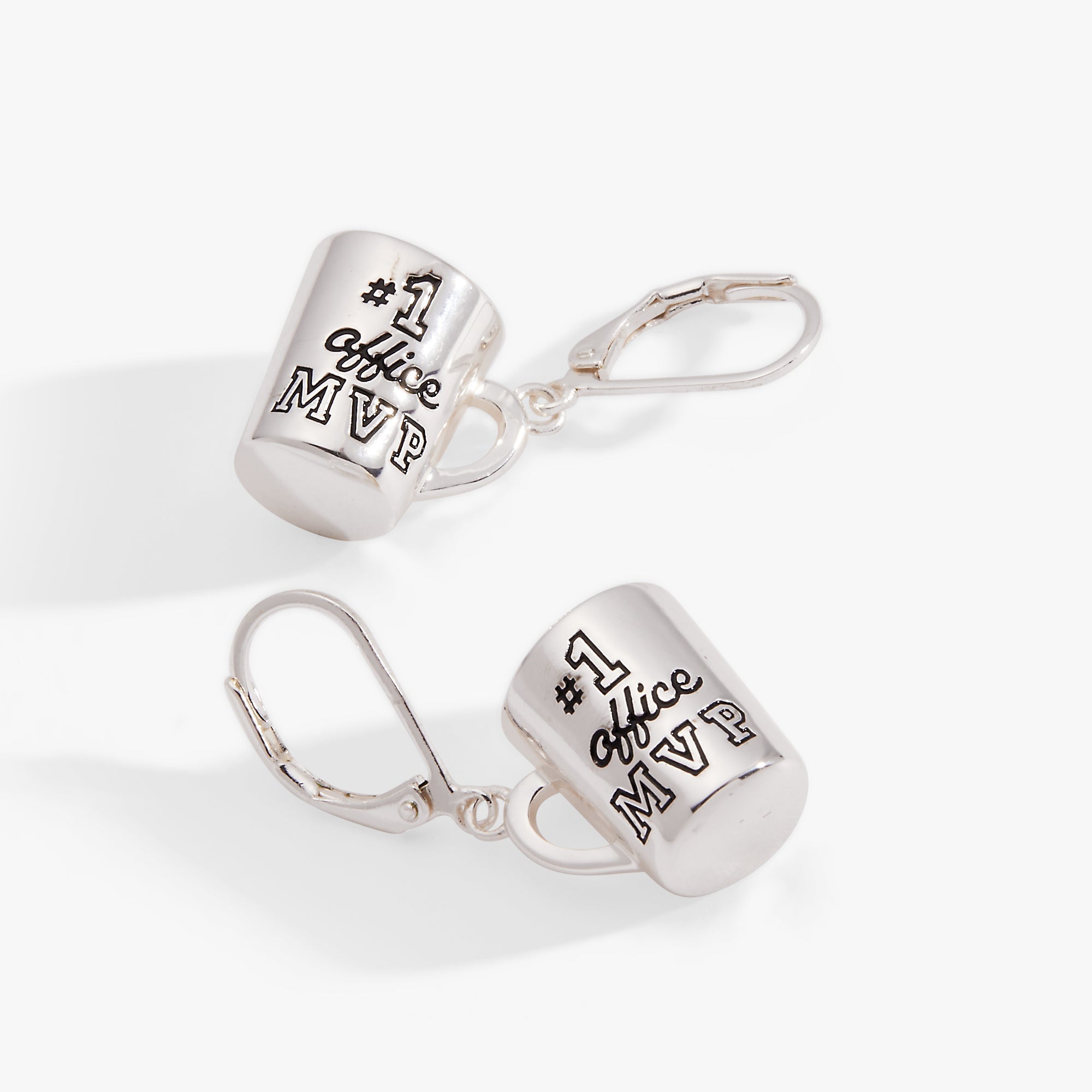 #1 'office Mvp' Mug Earrings