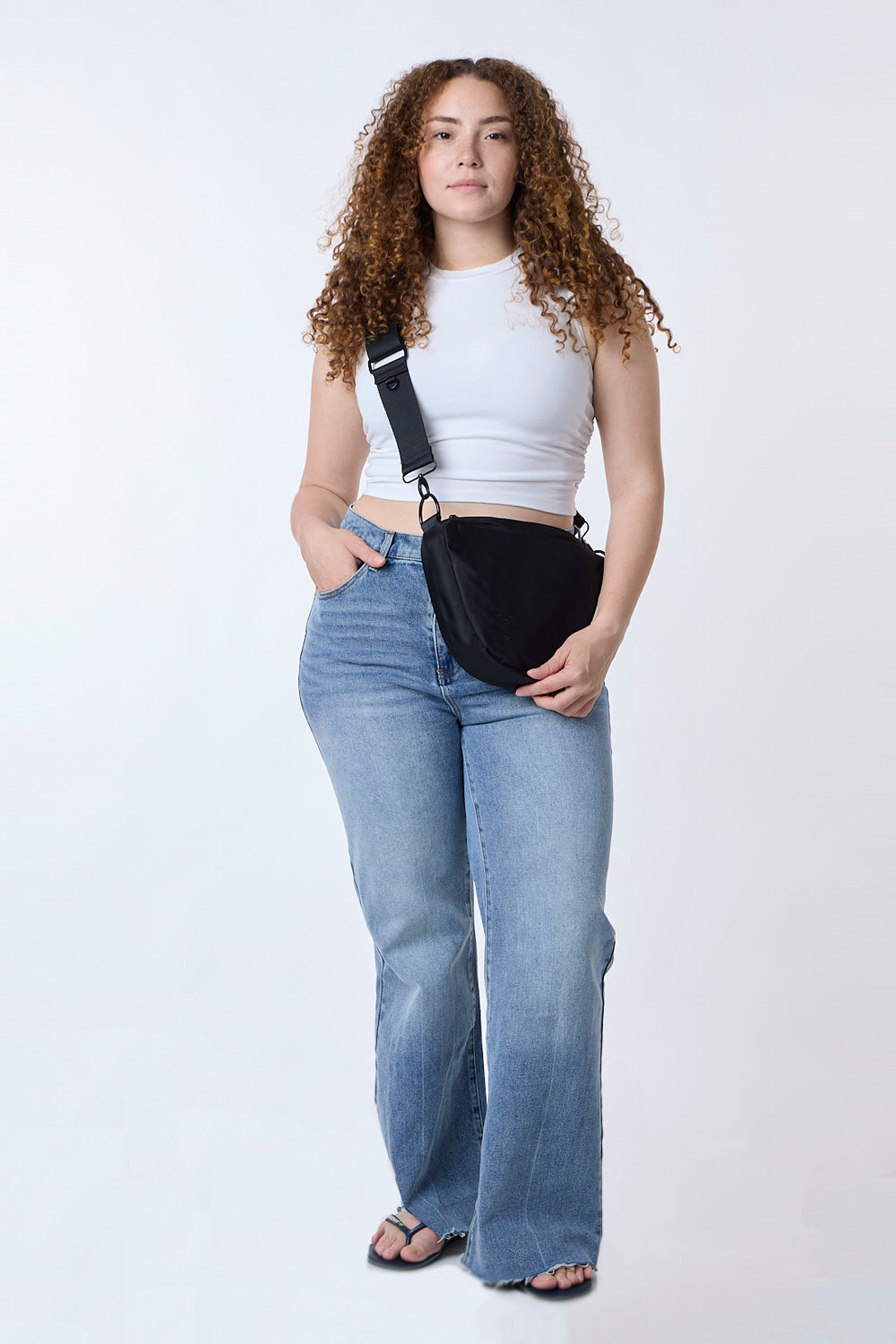 Classic Crossbody Diaper Bag - Jet