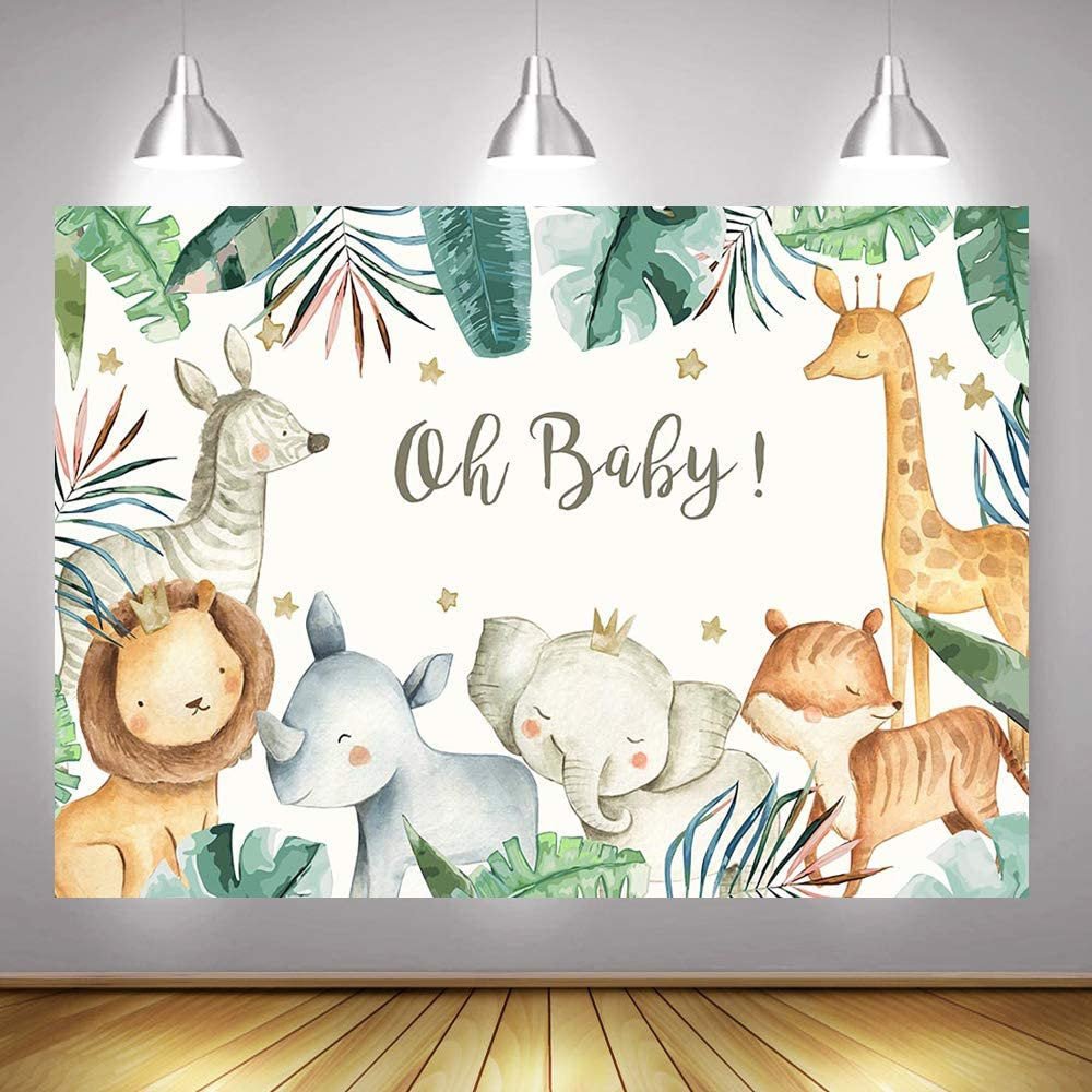 Jungle Baby Shower Backdrop