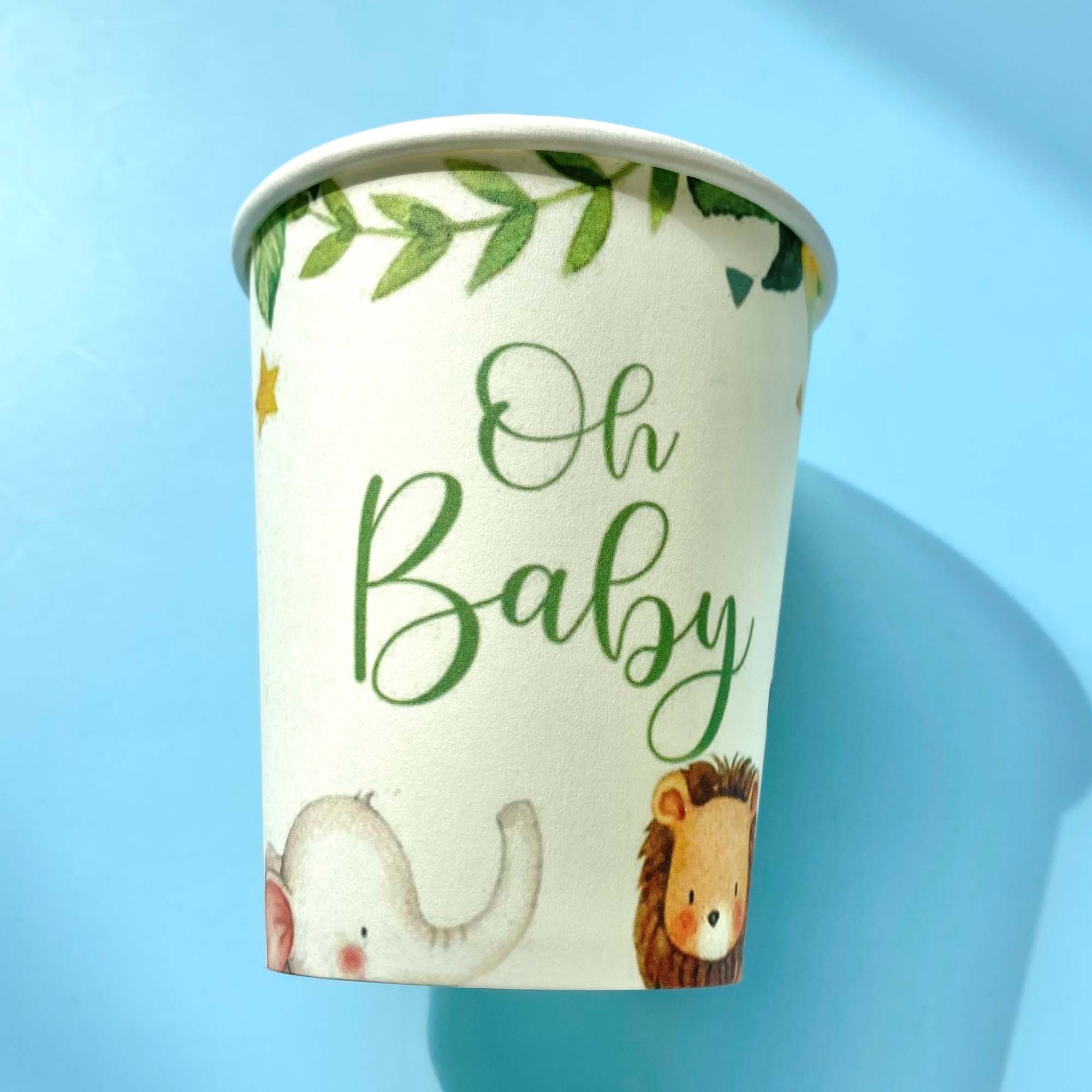 Safari Animal Paper Cups