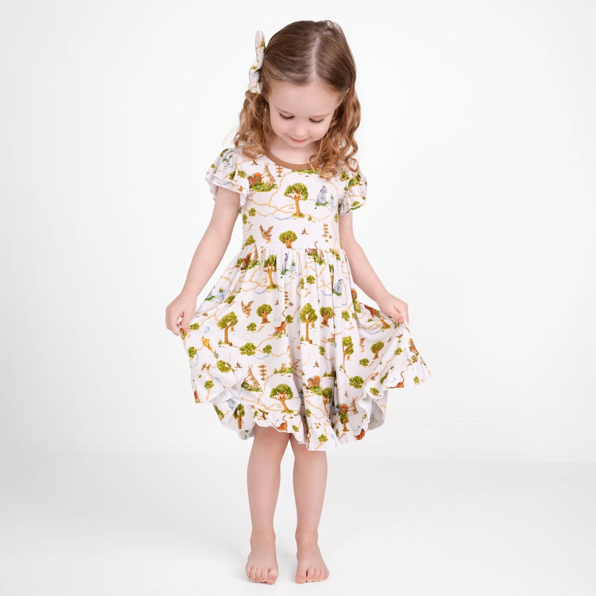 Oh Bother, It's Bedtime Big Kid Twirl Dress