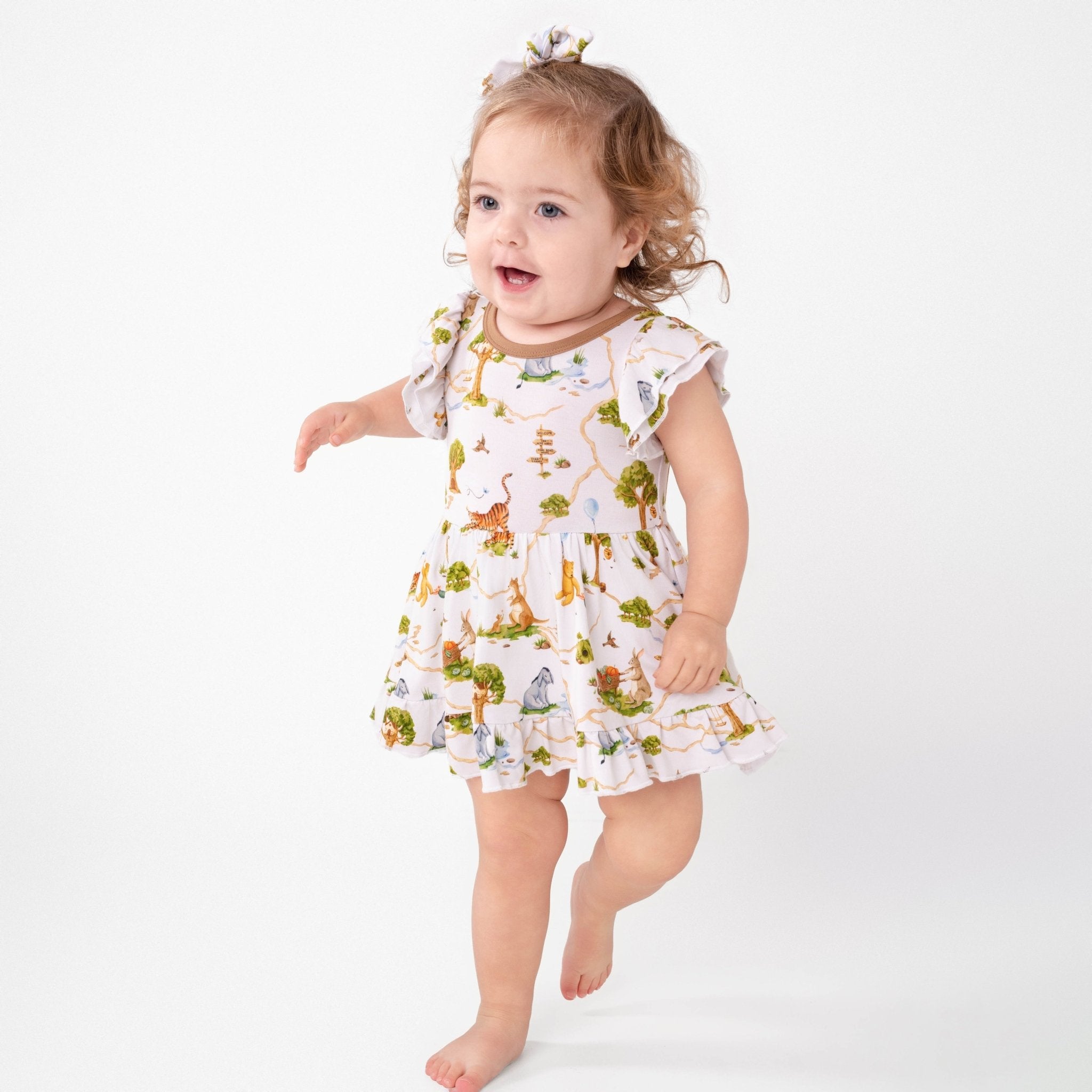 Oh Bother, It's Bedtime Bodysuit Twirl Dress