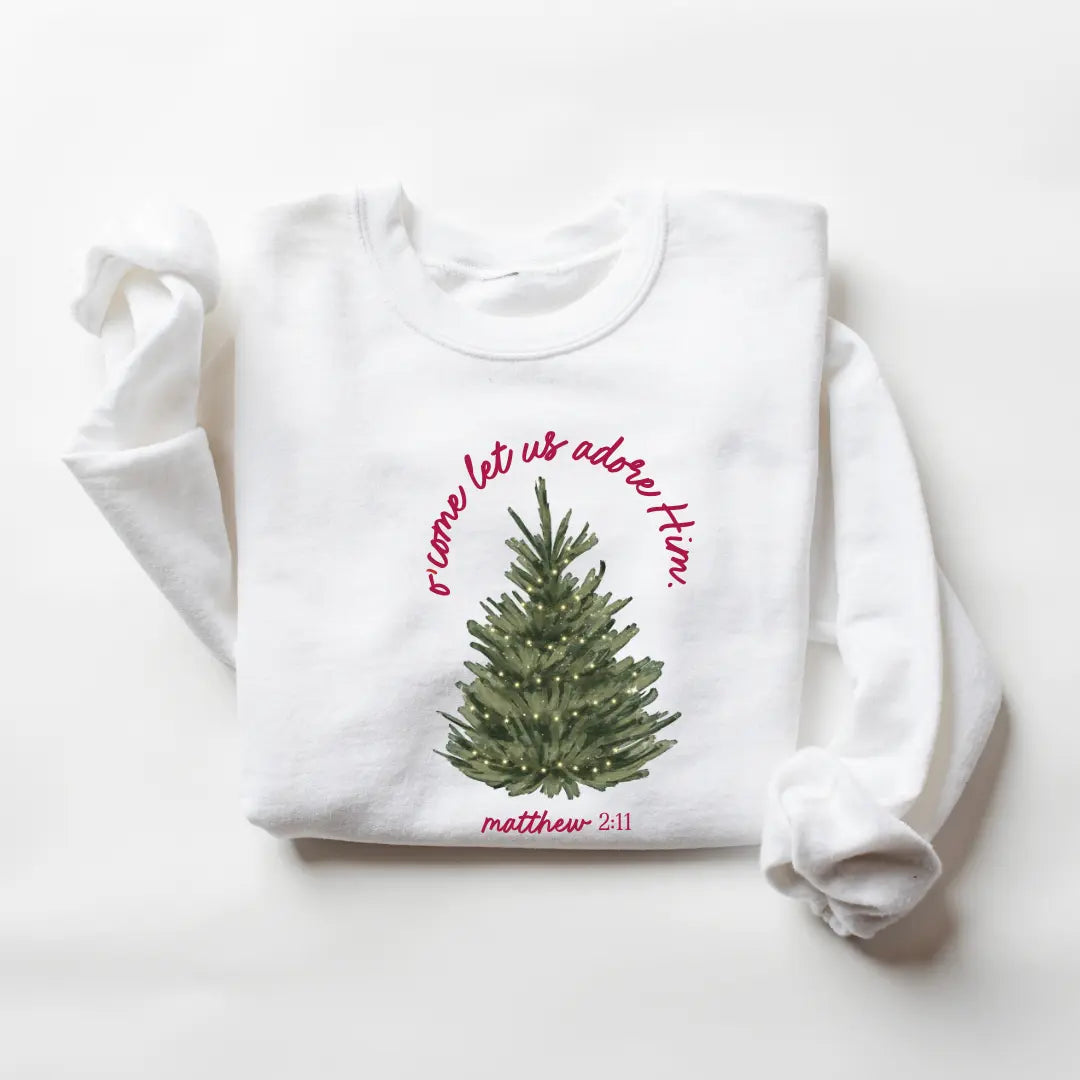 O' Come Let Us Adore Him Pullover