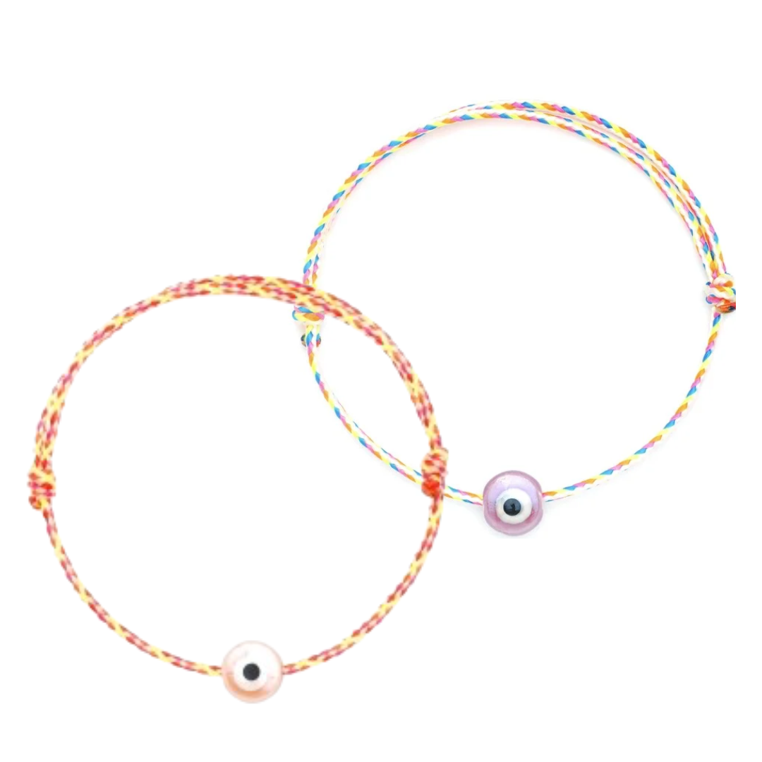 Kids Sorbet & Ruthie Rainbow Evil Eye Bracelet Bundle