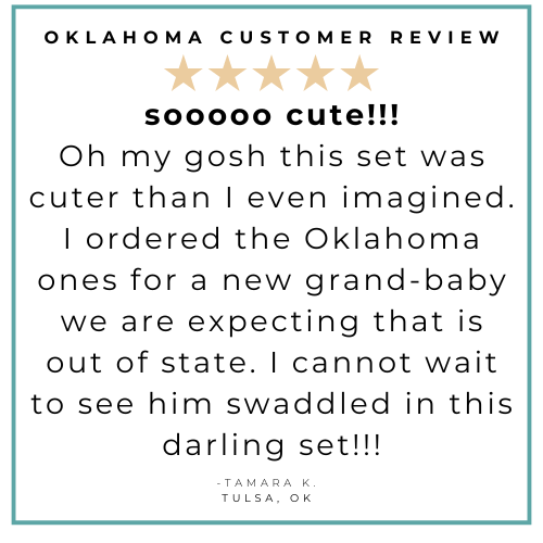 Oklahoma State Baby Gift Bundle Complete Newborn Outfit