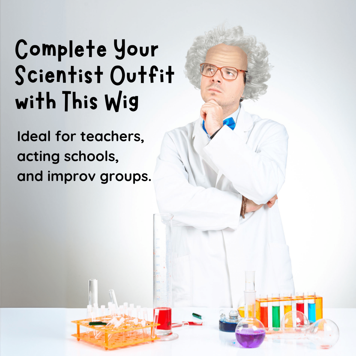 Old Man Wig For Adults