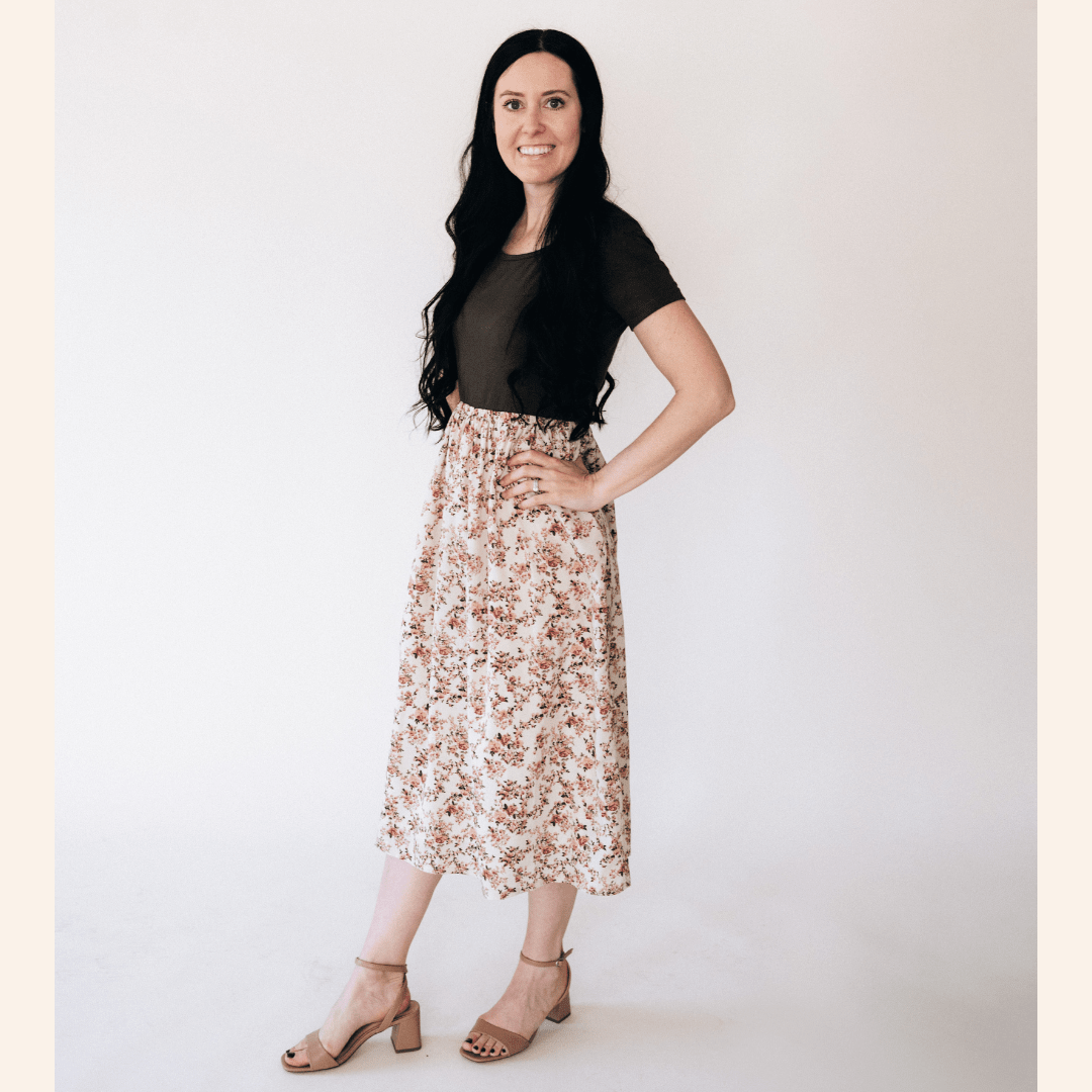 Olive Green Floral - Women