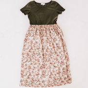 Olive Green Floral - Women